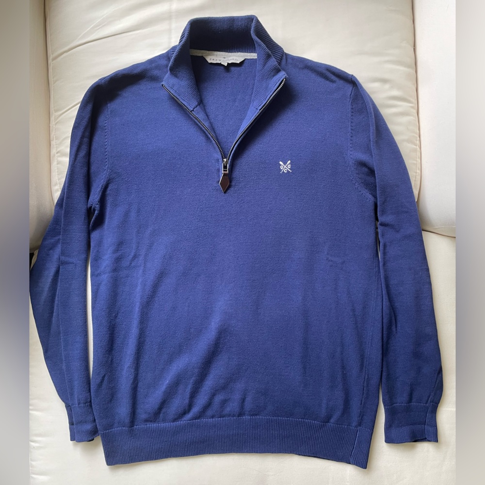 Men’s Large 1/4 Zip Sweater - Crew Clothing Co.